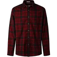Pepe Jeans para homem. PM3091436 Camisa Reading vermelha (S), Vermelho, Casual, Algodão, Manga comprida