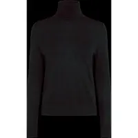 HUGO para mulher. 50569403 Camisola Sedennina preta (XL), Preto, Lã, Clássico