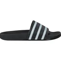 Adidas Sapato aberto 'Adilette' preto / branco