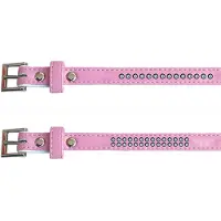 Freedog Coleira De Cachorro Leatherette With Diamonds