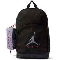 Jordan Mochila 'JAN AIR RAID' cinzento / vermelho cereja / preto