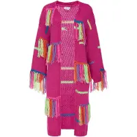 IZIA Casaco de malha mistura de cores / rosa
