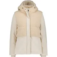 Cartoon Casaco de inverno branco natural