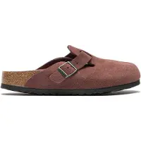 Birkenstock Sapato aberto 'Boston' castanho escuro