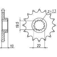 Sifam Pinhao Dianteiro 12094cz12