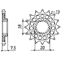 Sifam Pinhao Dianteiro 12050cz14