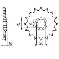 Sifam Pinhao Dianteiro 12154cz15