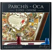 Aquamarine Jogo De Tabuleiro Ludo&goose Heritage Edition
