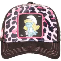 Capslab Boné 'Gorra rosa leopardo pitufina smu2 leop trucker cap' cor-de-rosa