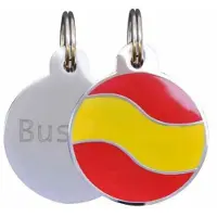 Imarc Etiqueta De Identificação Para Animais De Estimação Flag 3x3 Cm