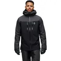 Black Diamond - Marcas - M Mission Alpine Shell Black para Homem - Nylon - Tamanho L - Preto
