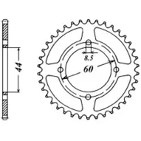 Sifam Roda Dentada Traseira 20593cz44