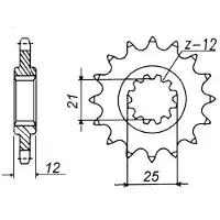 Sifam Pinhao Dianteiro 12001cz15