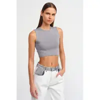 Dilvin Blusa cinzento claro