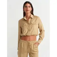 Dilvin Blusa camelo