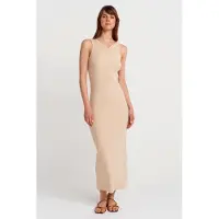 Dilvin Vestido bege
