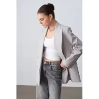 Dilvin Blazer cinzento claro