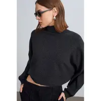Dilvin Pullover oversized antracite