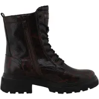 Tom Tailor Botim com fivela castanho / preto