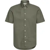 Casual Friday Camisa ' CFAksel ' cáqui / verde escuro