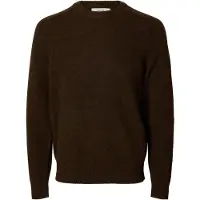 Selected Pullover 'SLHRAI' castanho escuro