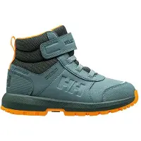 Helly Hansen unisex para criança. 11908 Botas Shelter HT verde (26), Plano, Velcro, Casual, Esportivo, Ao ar livre, moda infantil