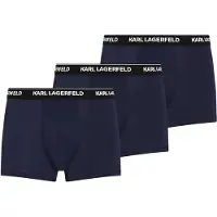 Karl Lagerfeld Boxers azul escuro / preto / branco