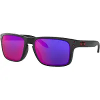 Oakley Óculos de sol desportivos 'HOLBROOK' roxo escuro / rosa escuro / preto