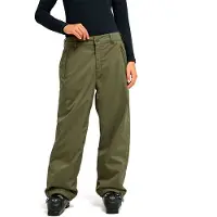 Roxy - Calças ski mulher - Steepland Pant Beetle para Mulher - Tamanho S - Caqui