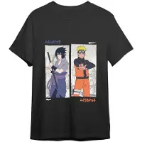 Superplay Camiseta De Manga Curta Naruto Shippuden Naruto Vs Sasuke