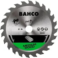 Bahco Lâmina De Serra Circular Com 24 Dentes Para Madeira Sem Fio 160 Mmx20 Mm