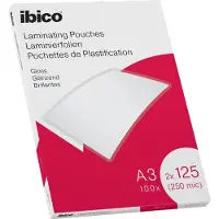 Ibico Bolsas de plastificação | A3 2×125 mícrons 100 unidades