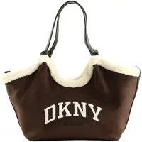 DKNY para mulher. R63ACE49 Bolsa Paula Md Tote marrom (OSFA), Casual, Poliuretano