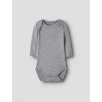 Name it Body De Manga Comprida Solid 3 Unidades