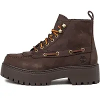Timberland para mulher. TB0A27YZW071 Botins de couro Stone Street castanho (39 W), Marrom, 1 a 3cm, Cordão, Casual