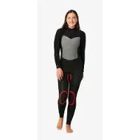 Rip Curl Fato De Neoprene De Manga Comprida Com Fecho De Correr Nas Costas Para Mulher Omega 5/3 Mm Gb Steamer