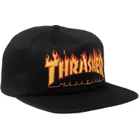 Thrasher Boné Flame Emboidery Snapback