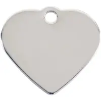 Imarc Etiqueta De Identificação Para Animais De Estimação Heart 2.5x2 Cm