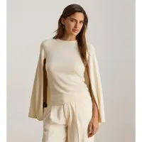 Ralph Lauren para mulher. 200P14057003 Jersey Cape bege (XS), Casual, Modal