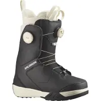 Salomon Snowboard - Botas snowboard Mulher - Kiana Dual BOA Black/Vanilla Ice para Mulher - Tamanho 26 - Preto