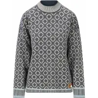 Dale of Norway - Camisolas mulher - Langøy W Sweater Marine Offwhite para Mulher - Tamanho XL - Navy