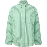 s.Oliver Blusa verde / verde claro / branco