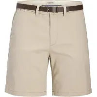Jack & Jones Calças chino 'JPSTADAM' castanho escuro / pedra