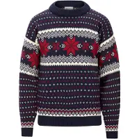 Dale of Norway - Camisolas - Egersund M Sweater Marine Offwhite para Homem - Tamanho L - Navy