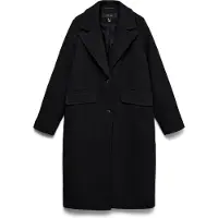 Vero Moda Sobretudo meia-estação 'VMUNA' mosqueado preto