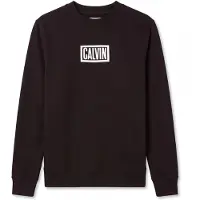 Calvin Klein Jeans Sweatshirt preto / branco