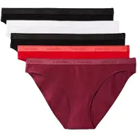Calvin Klein Cueca baga / vermelho claro / preto / branco