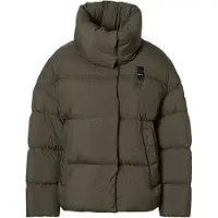 Blauer.USA para mulher. 26WBLDC03357 Jaqueta acolchoada Ross verde (S), Casual, Poliamida