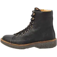 El naturalista para mulher. 255726010005_001 Botas de couro N5572 Volcano preta (37), Preto, Plano, Zíper, Casual