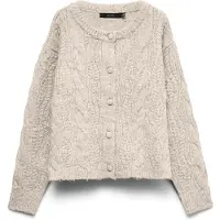 Vero Moda Casaco de malha 'VMINGRID' estuque